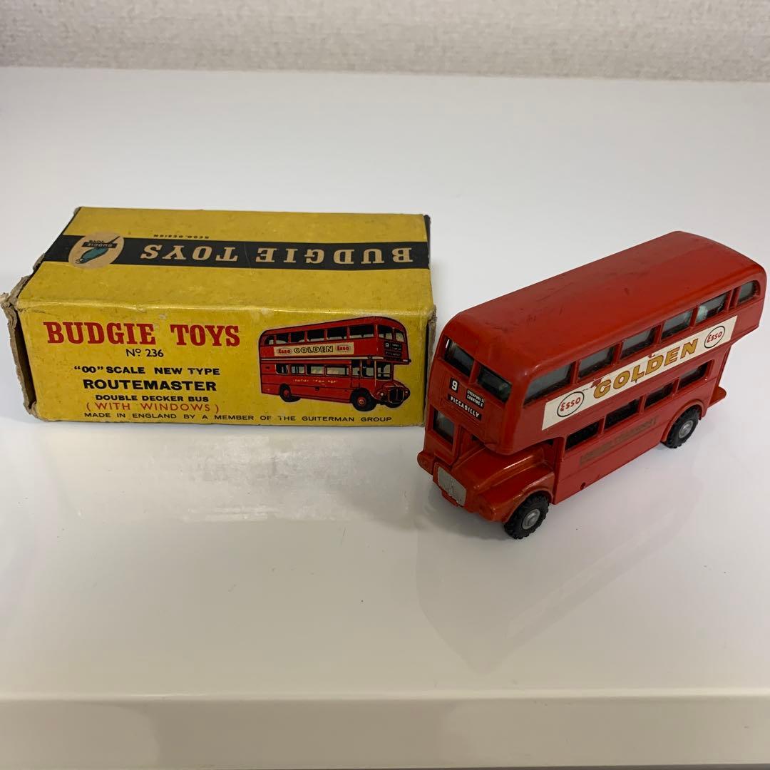 ビンテージ品　バッジートイ　BUDGIE TOYS イギリス製　トラクター　バス