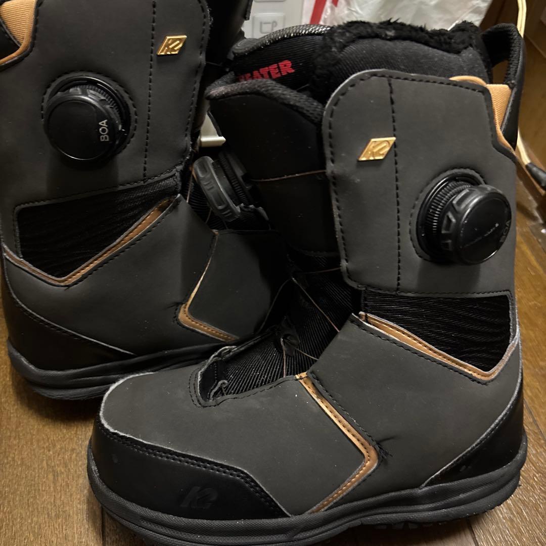 SPACE WEATER K2スノーボードブーツ ブラック子供用！