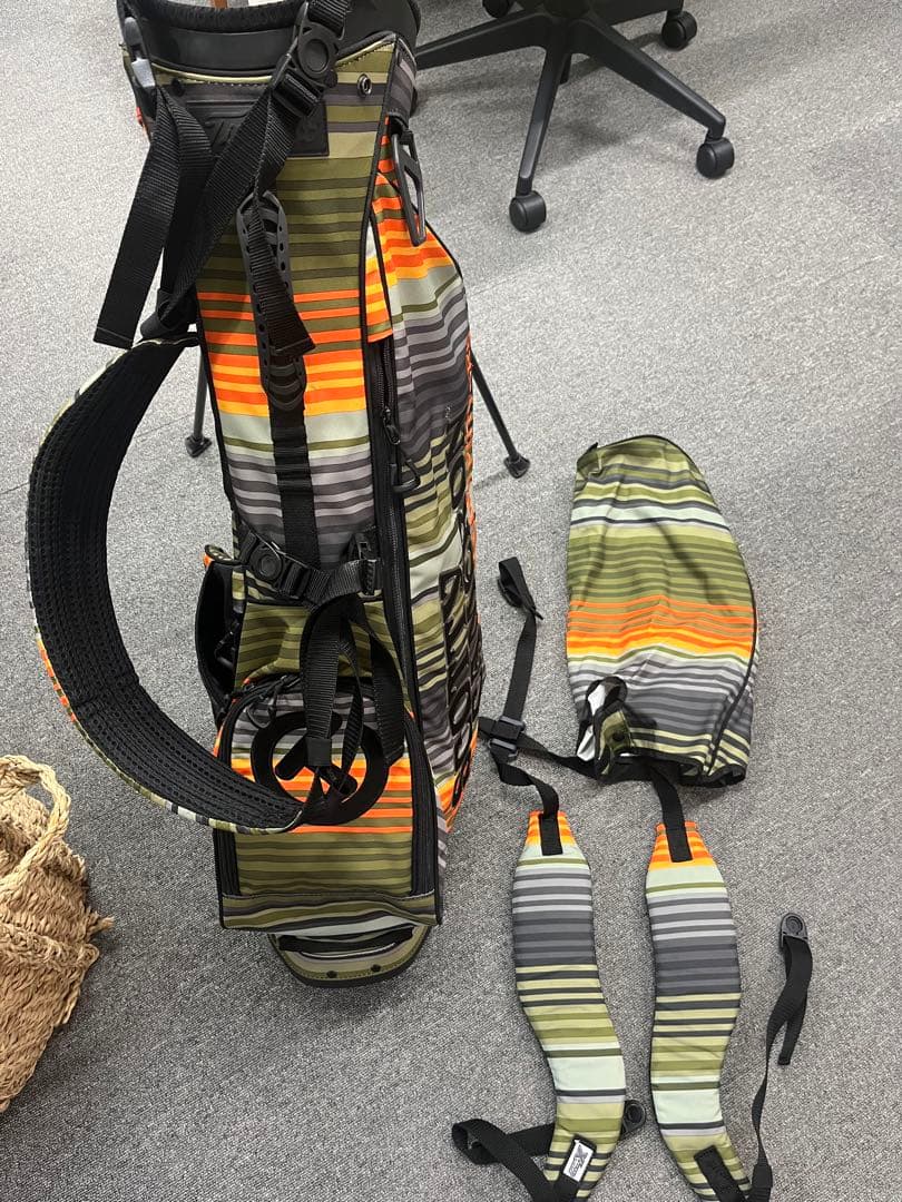 スコッティ キャメロン ワンダー セラぺ グリーン&オレンジ スタンドバッグ