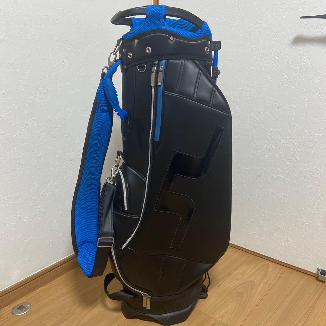 ジェイリンドバーグ J.LINDEBERG キャディバッグ ブラック/ブルー