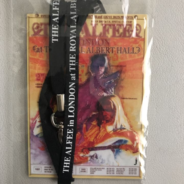【希少品】新品未開封 THE ALFEE幻のロンドン公演ノベルティ