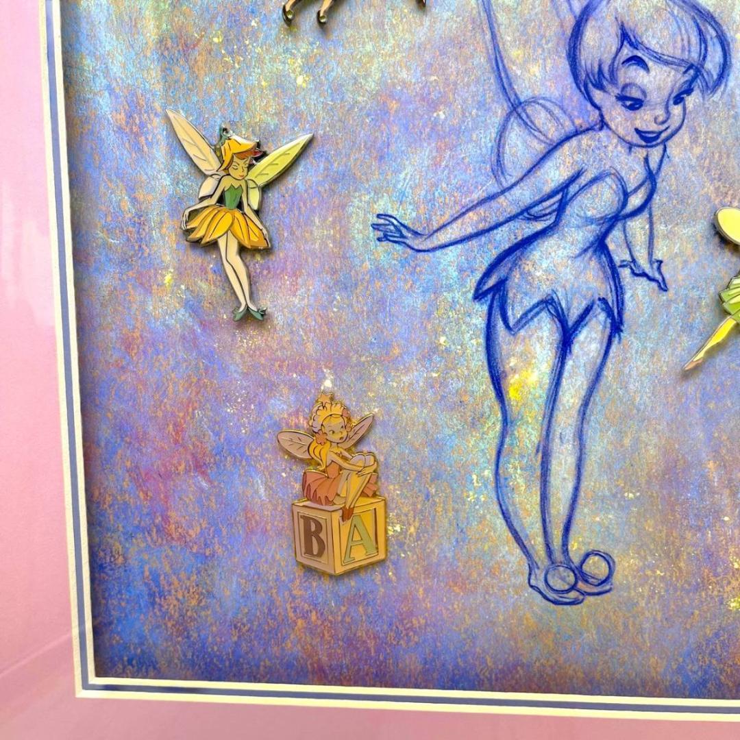 限定品★ピーターパン Peter Pan ティンカーベル 絵画 額縁