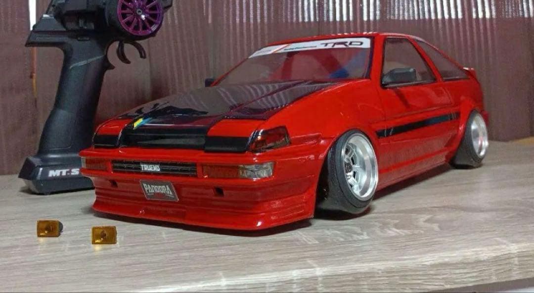 JJ品。 ドリラジ　フルセットAE86 ボディー付き 一応ジャンク