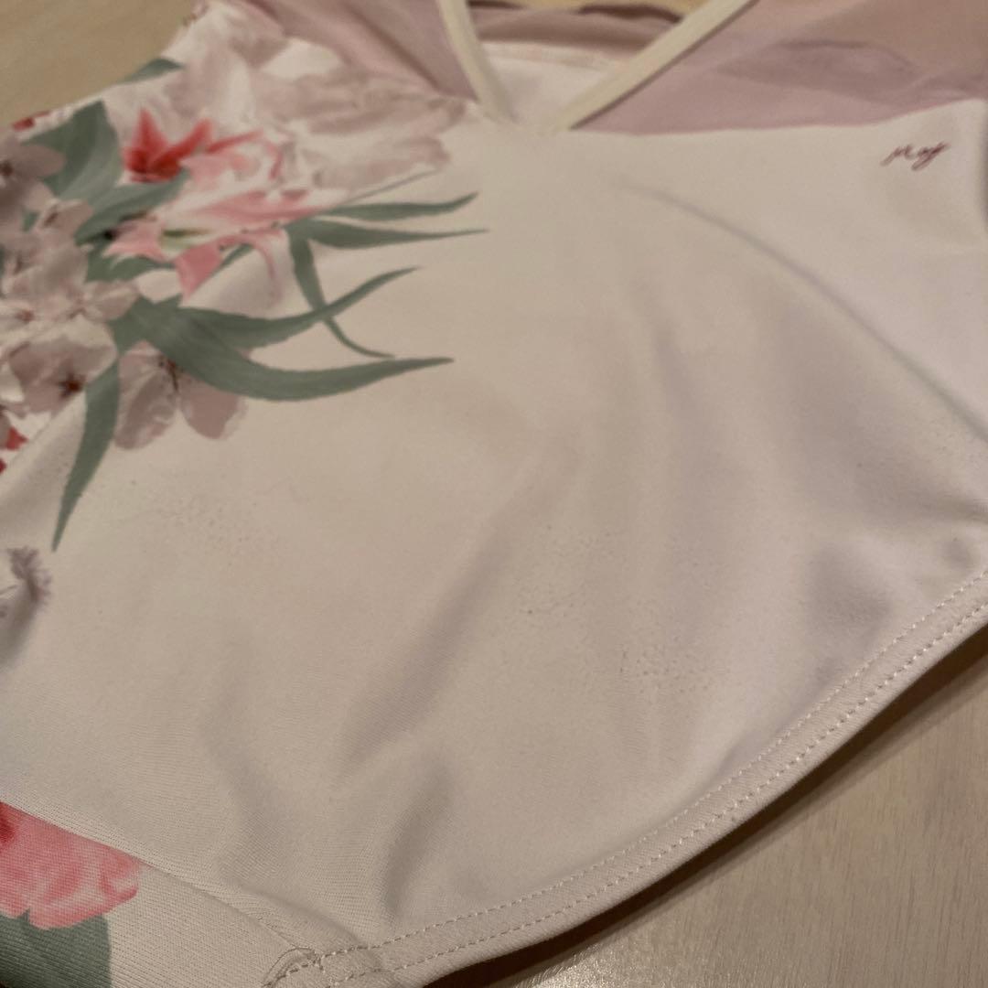 チャコット　永久メイ コラボ花柄 レオタード 140