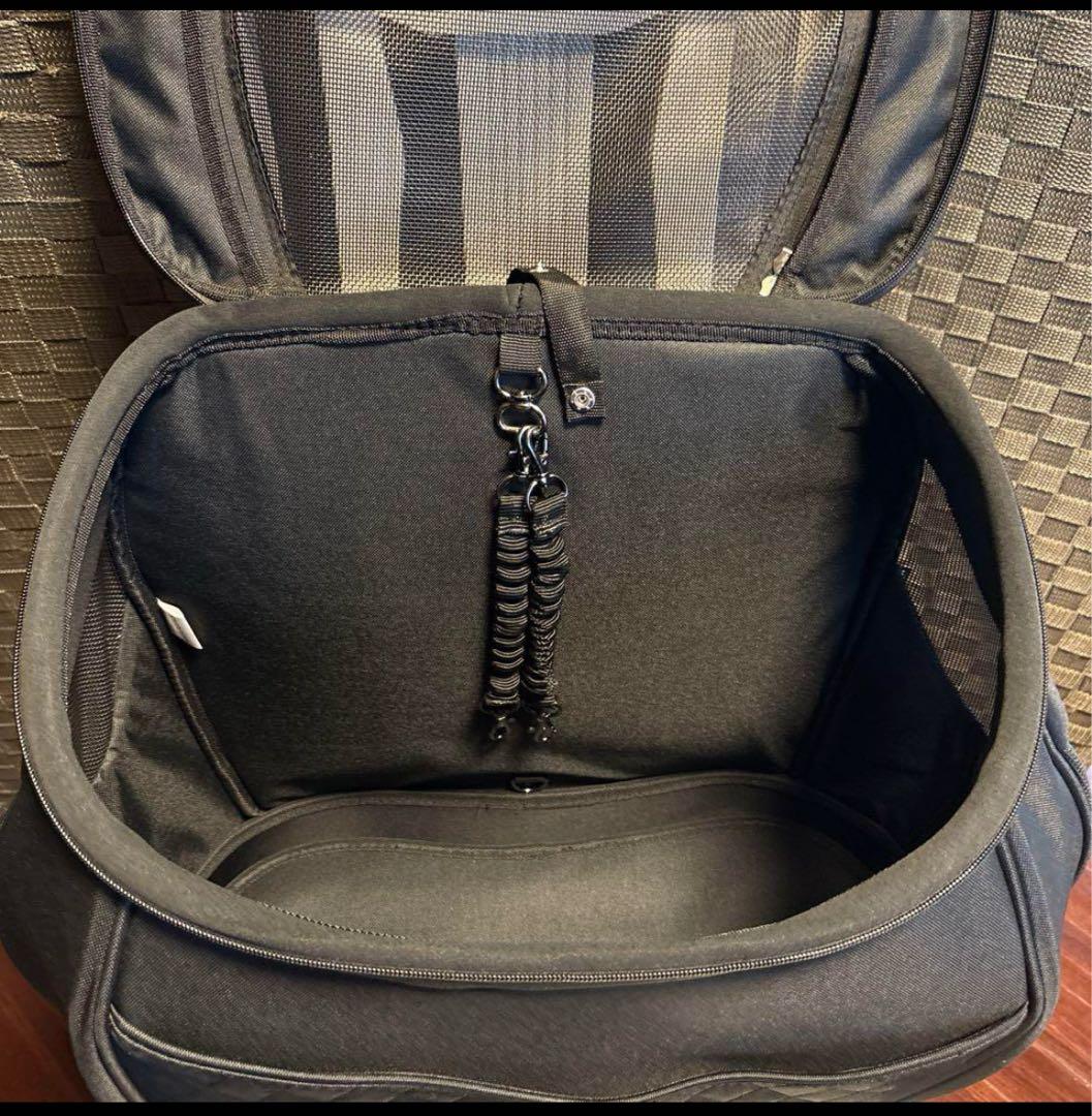 eMus ブラック 犬猫用キャリーバッグ　Lサイズ