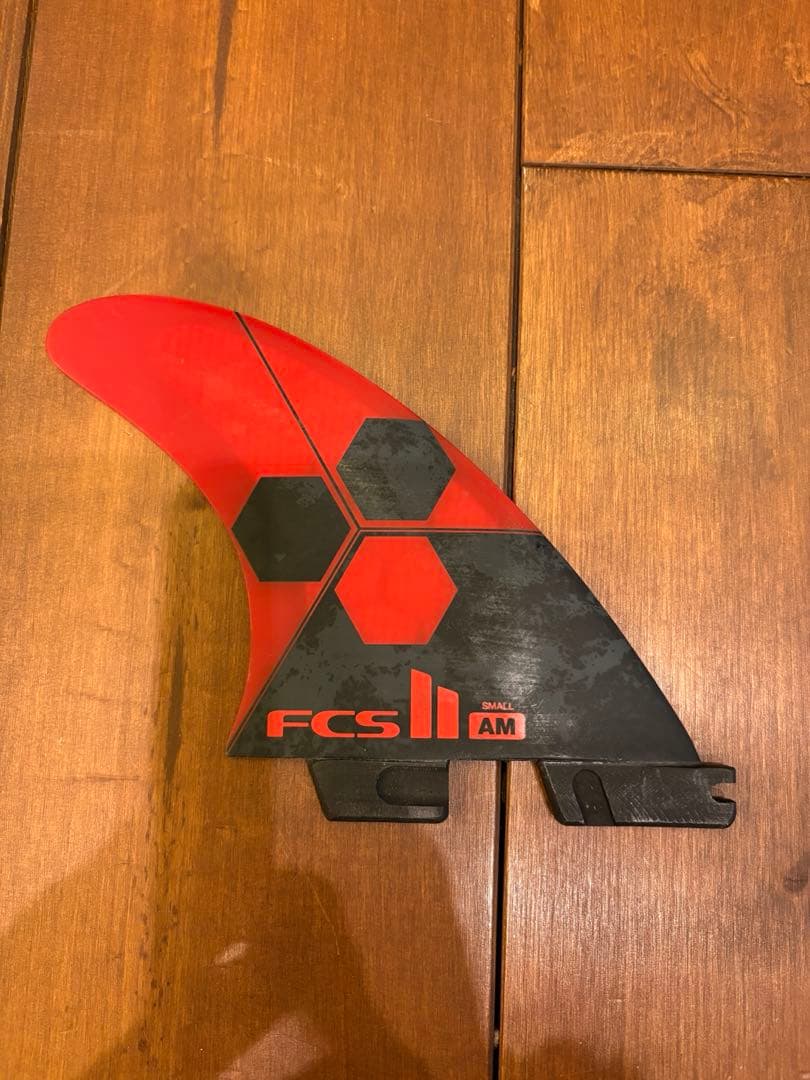 FCS2 FCS fin トライフィン AM PC アルメリック Sサイズ 赤