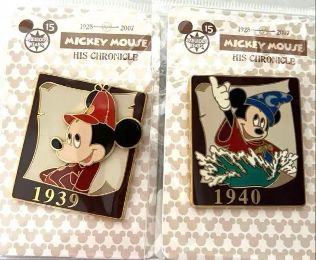 ディズニー ピンバッジ HIS CHRONICLE ミッキー 14種コンプリート
