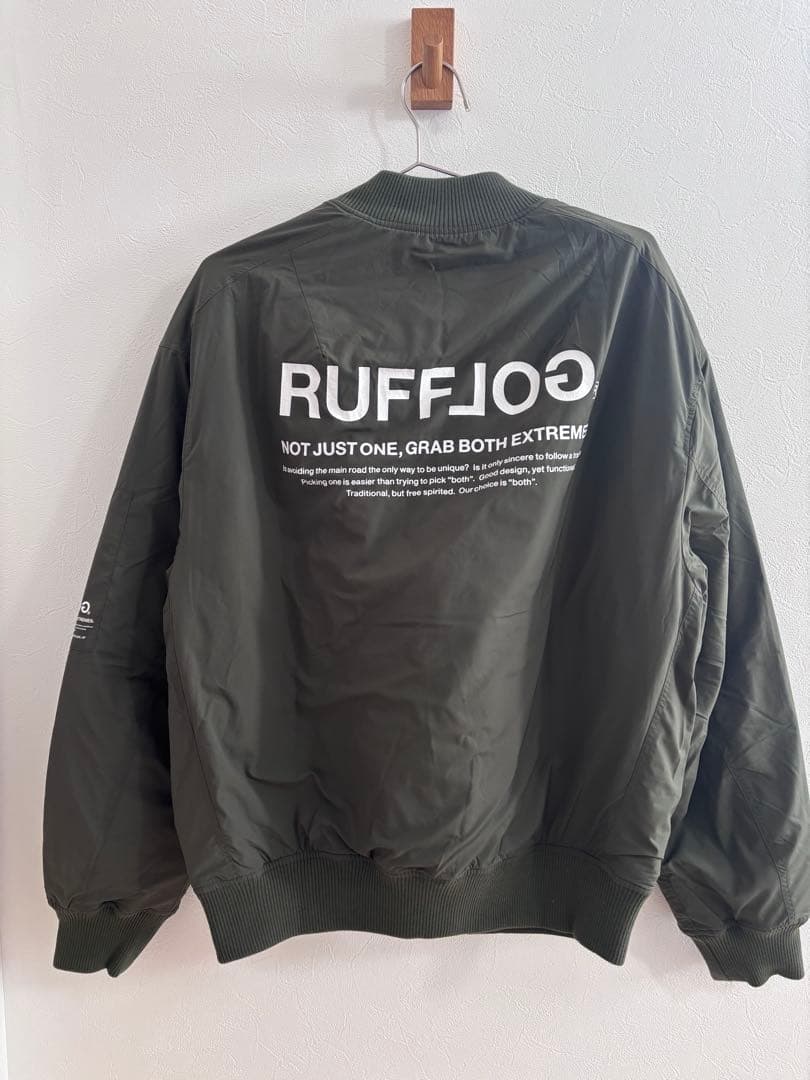 訳あり専用　ラフログ　ラフロッグ　軽量パファースタジアムジャケット　M