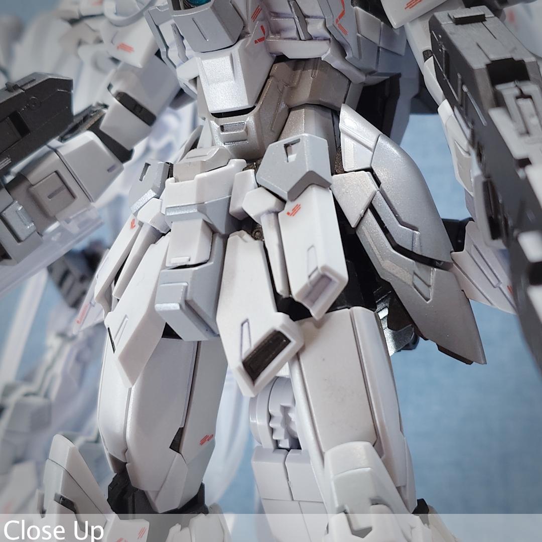 MG ウイングガンダムゼロ \" white カスタム\" パール塗装完成品
