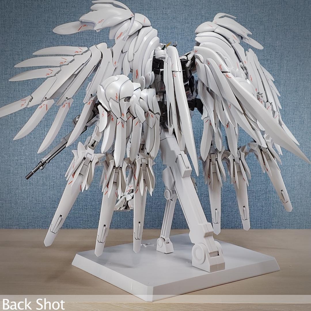 MG ウイングガンダムゼロ \" white カスタム\" パール塗装完成品