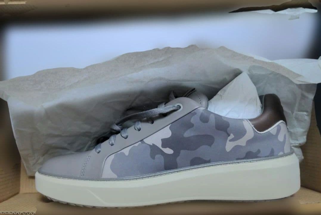 新品　COLE HAAN グレー 迷彩柄 ゴルフシューズ　コールハーン