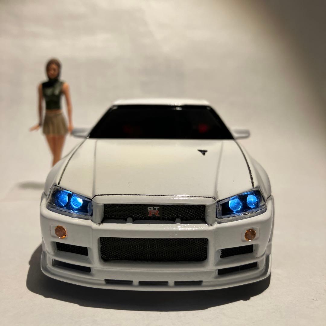 京商　ミニッツAWDボディ、マウント、ホイール、LED