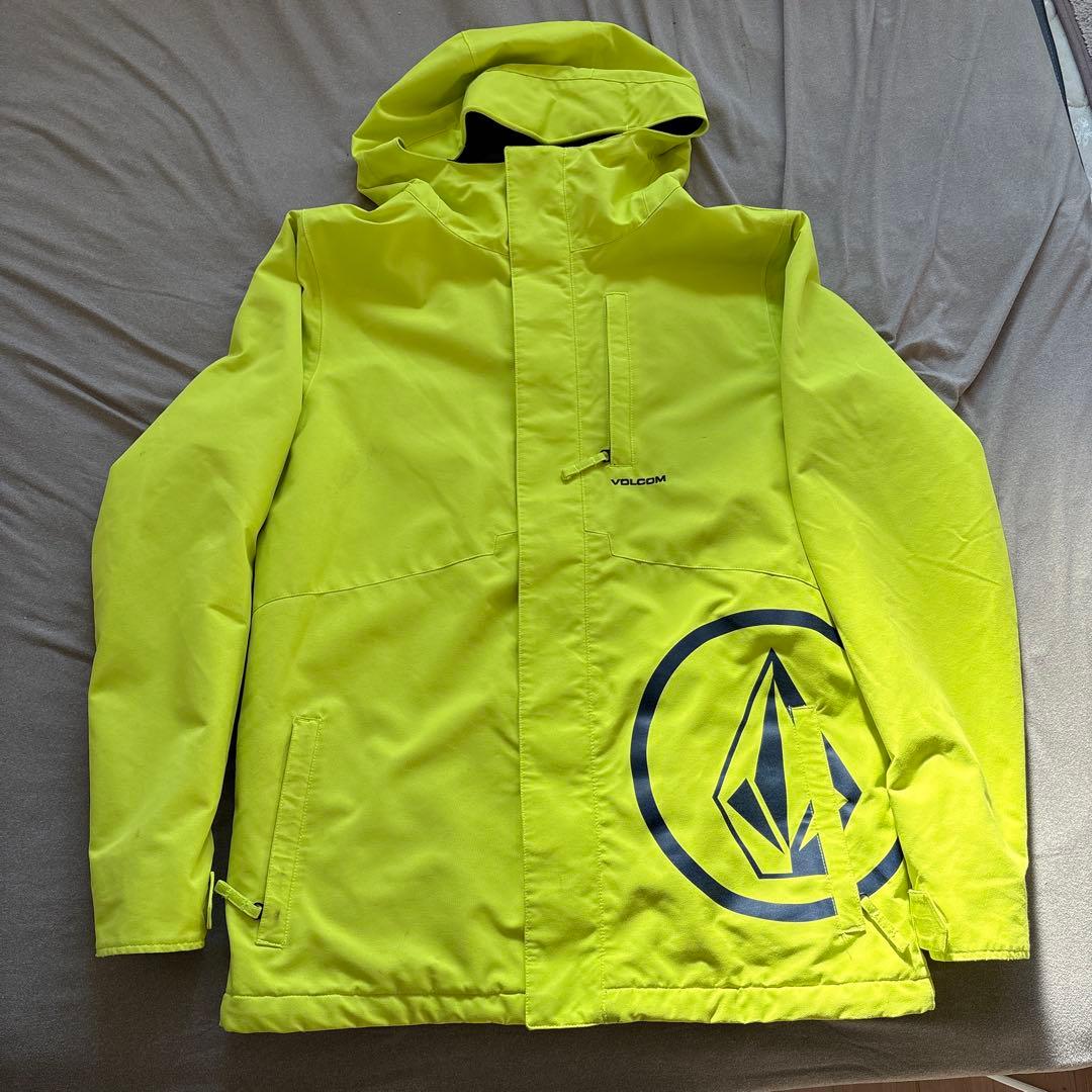 ▲ボルコム VOLCOM　スノーボードジャケット Sサイズ イエロー系