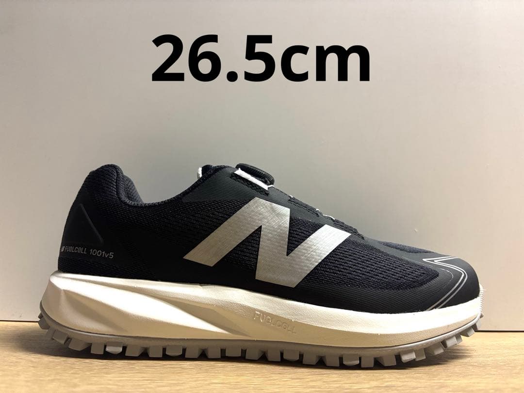未使用 26.5cm 2E ニューバランスゴルフシューズUGS1001Fブラック