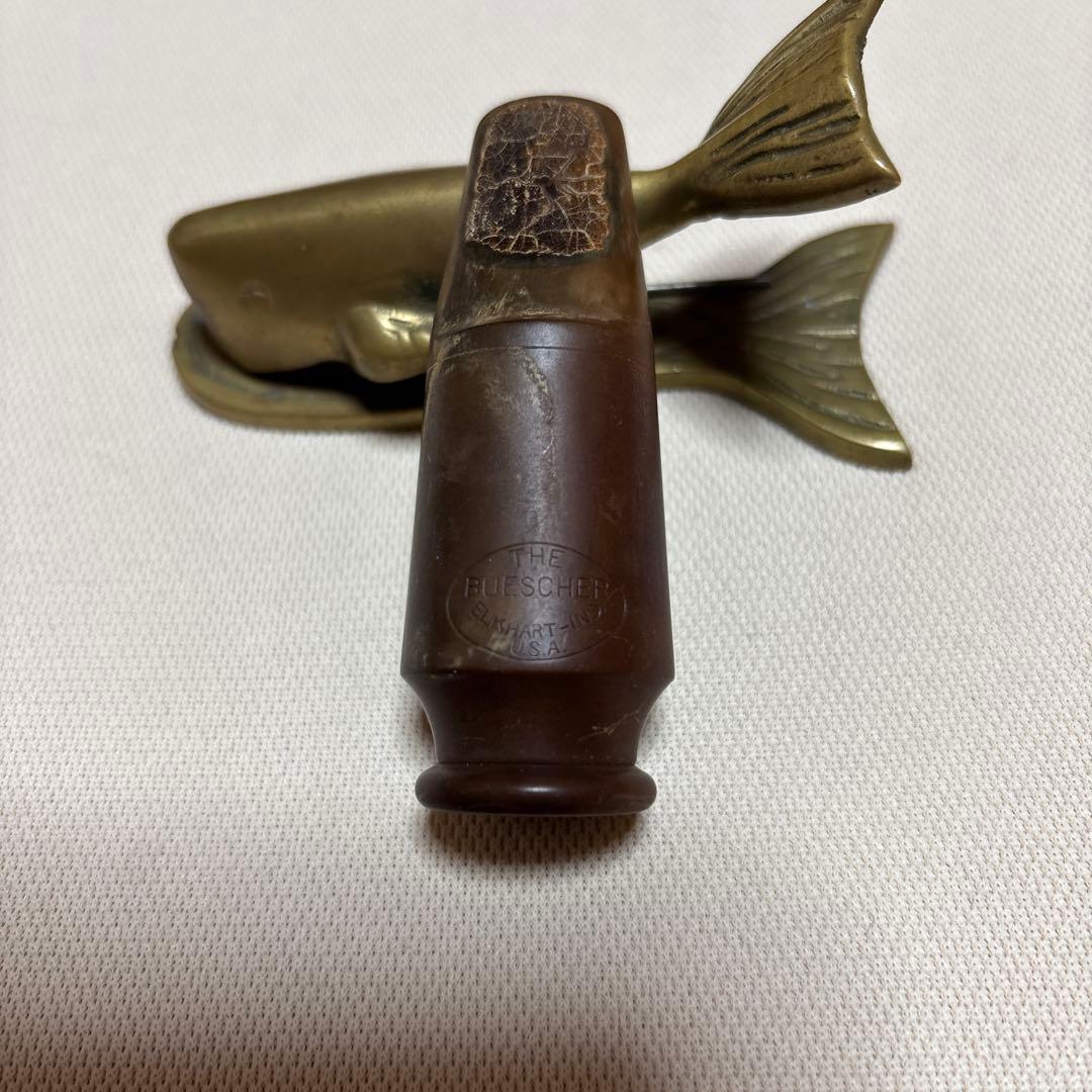 USAのブッシャー製アルト・サックスス用マウスピース ブラウン