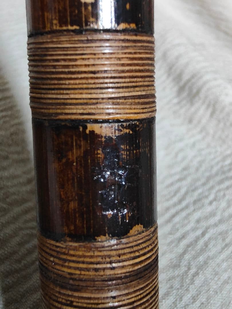 篠笛　眞風　煤竹　ドレミ　総巻　四本調子