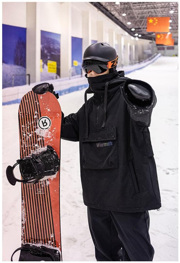スノーボードウェア ジャケット メンズ レディース スキーウェア ブラック