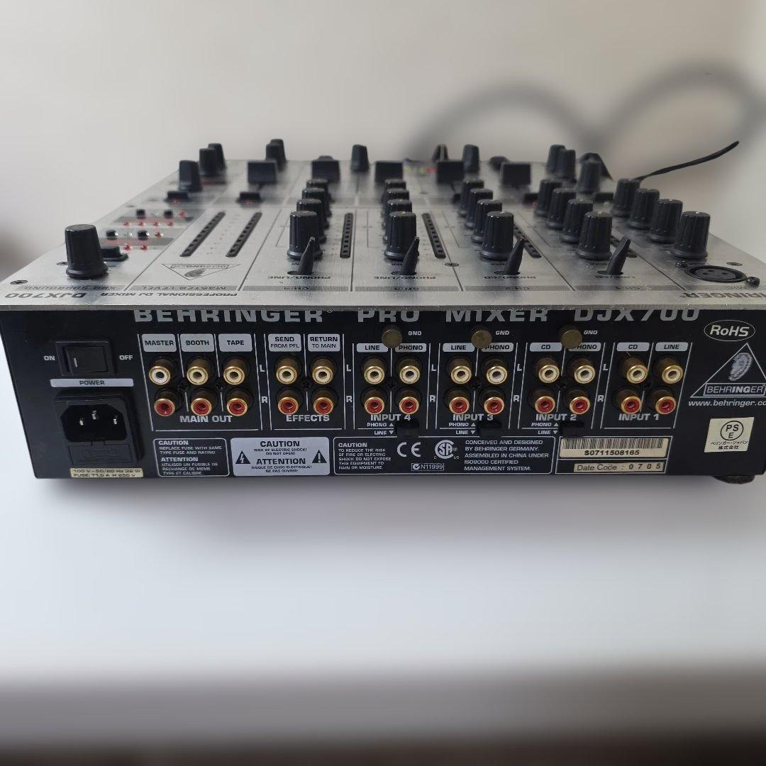 BEHRINGER ベリンガー 5チャンネルDJミキサー DJX700 ジャンク