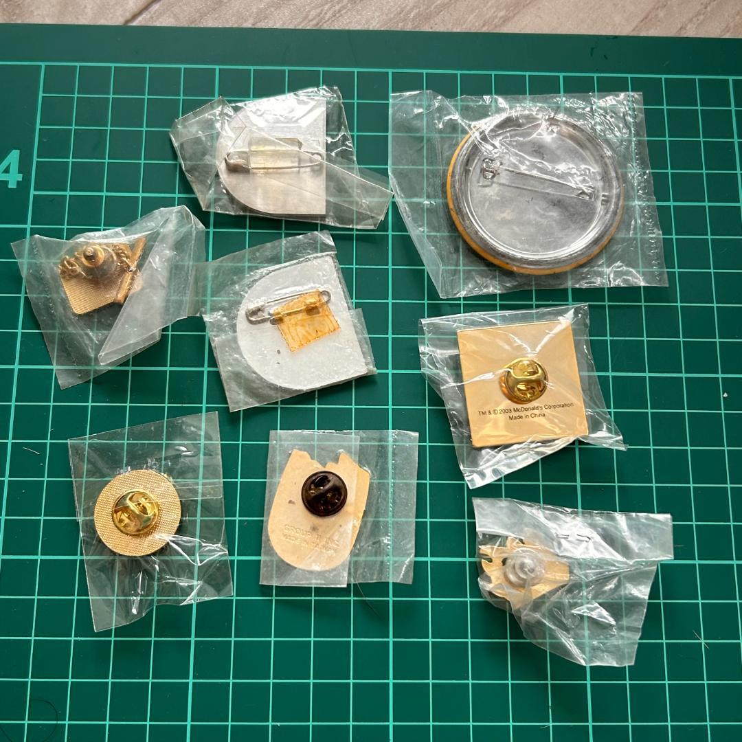 マクドナルド　ピンバッジ　缶バッジ　デッドストック　まとめセット　ヴィンテージ