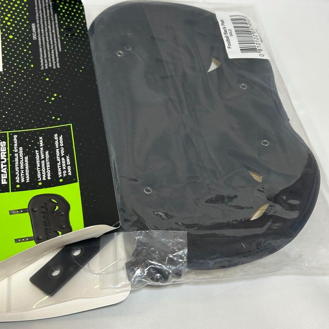 【新品】 We Ball Sports アメフト バックプレート GOLD