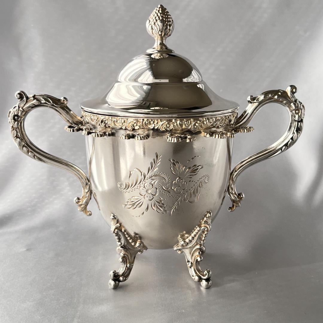 【Forbes Silver Co.】 スプーンホルダー【シルバープレート】