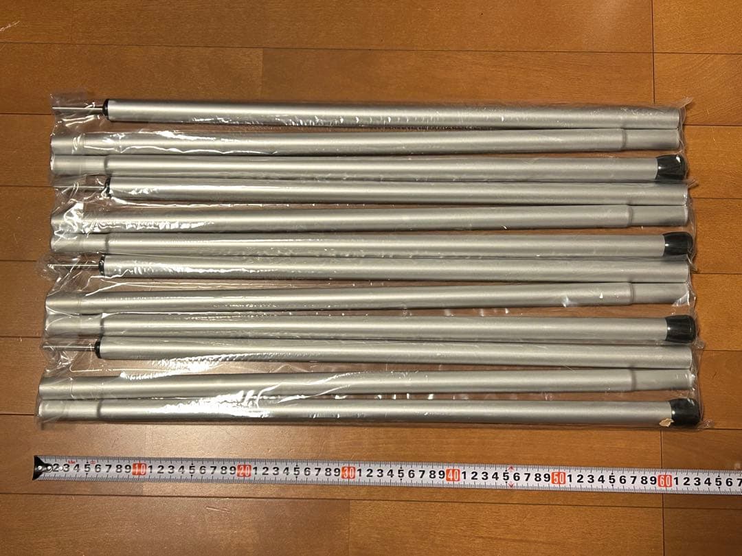 スノーピーク アルミポール170cm 4本セット 新品未使用