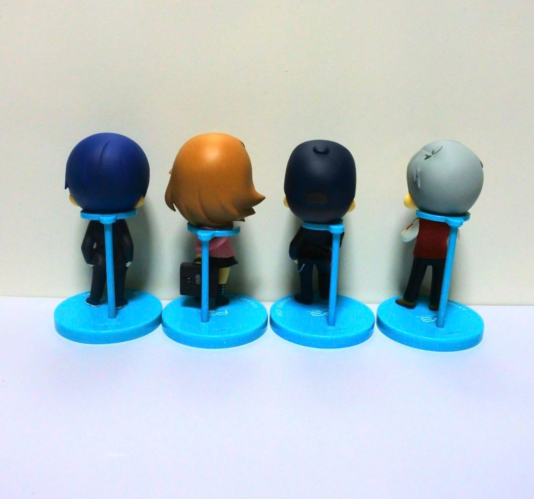 ペルソナ3 ハッピーくじ ちびフィギュア 結城理 岳羽ゆかり 伊織順平 真田明彦