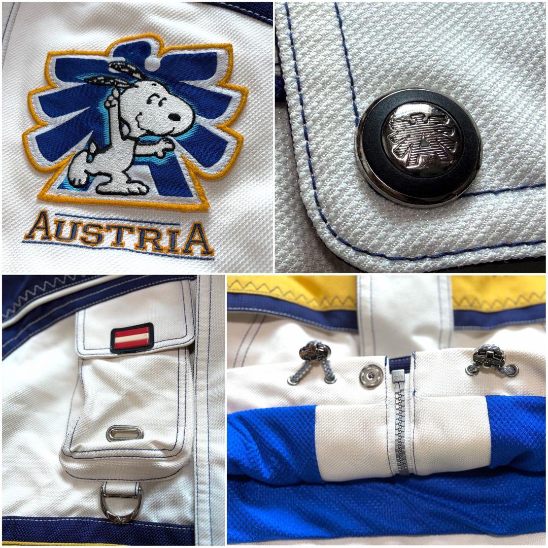 オーストリア代表 スキーチーム スキーウェア スヌーピー L アシックス 日本製