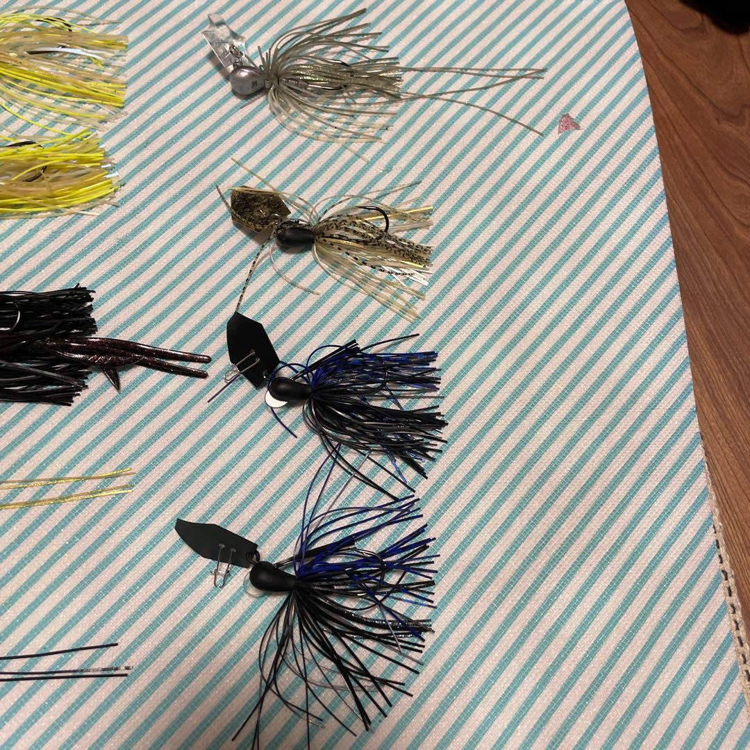 ［バス釣り引退セット］スピナーベイト、バズベイト、ブレードジグ