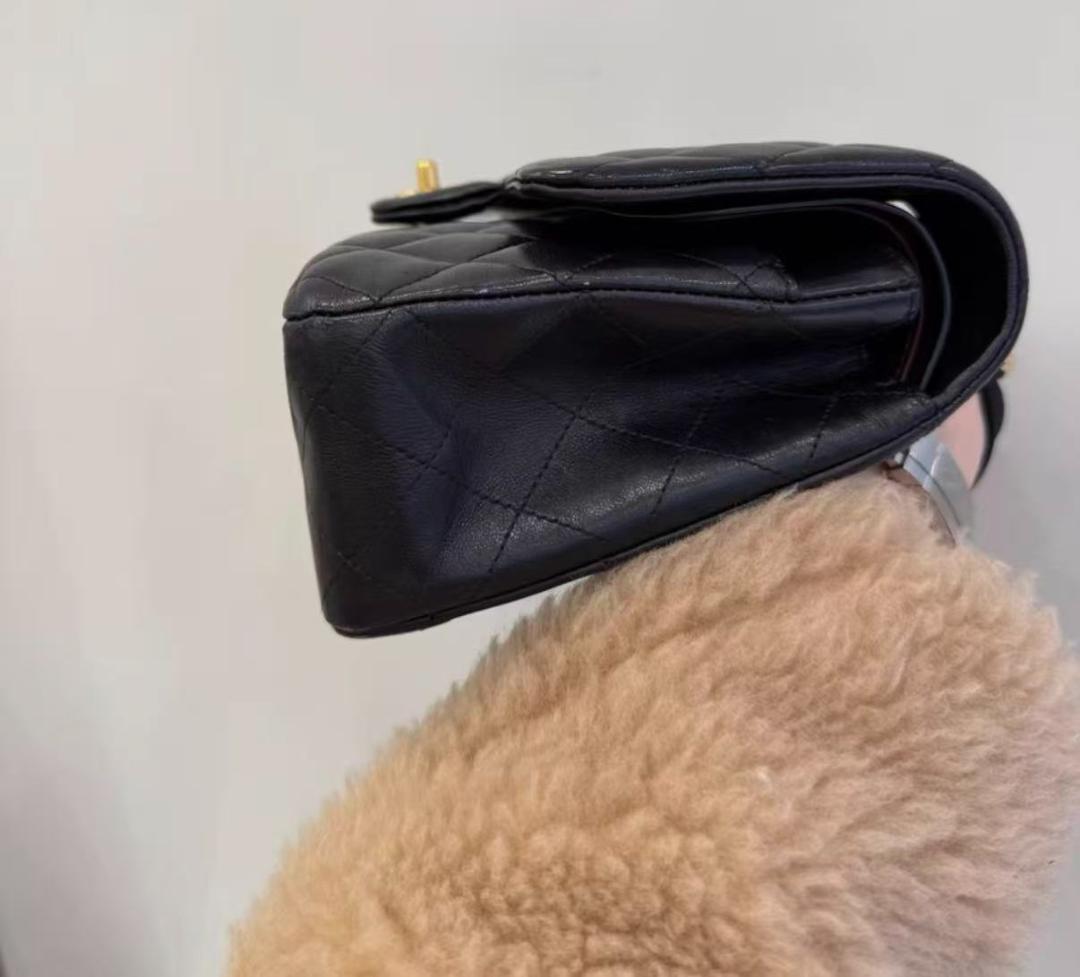 美品✨ 希少 cHaNeL✨ レザー ショルダーバッグ ✨ブラック