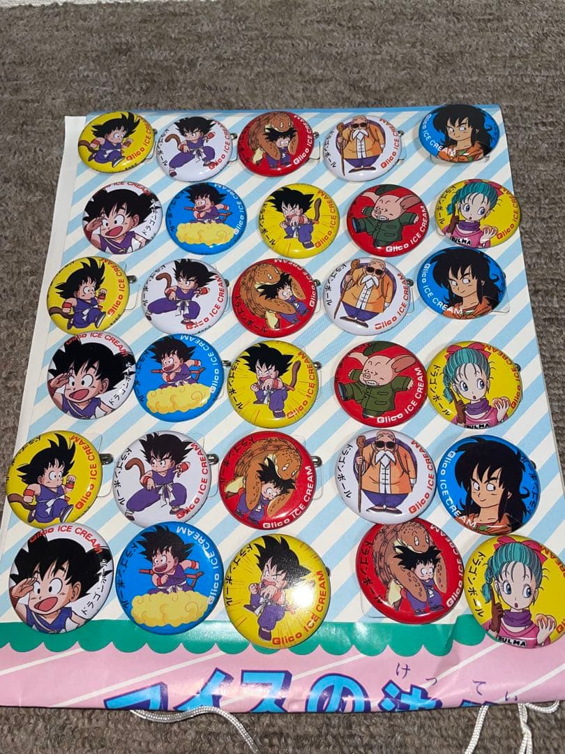 ドラゴンボール 缶バッジセット 30個セット　レトロ　レア
