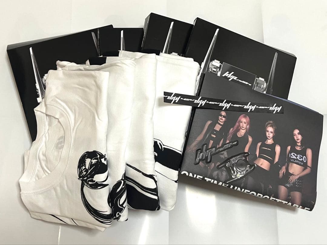 aespa whiplash limited 全員　Tシャツ　トレカ　セット