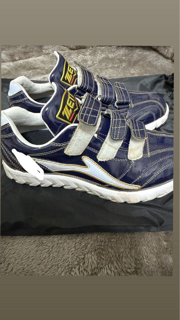 ZETT トレーニングシューズ ネイビー