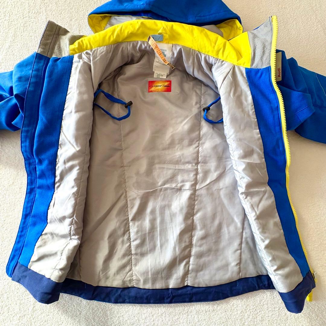 140 クリーニング済　スキーウェア　ブルー　上下　スイスナショナルチーム