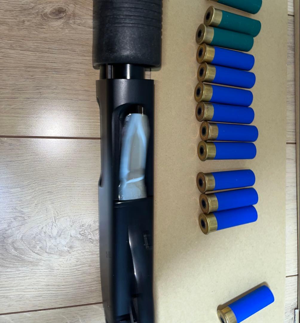 マルゼンM870ブラック　ライブカート式ガスガン