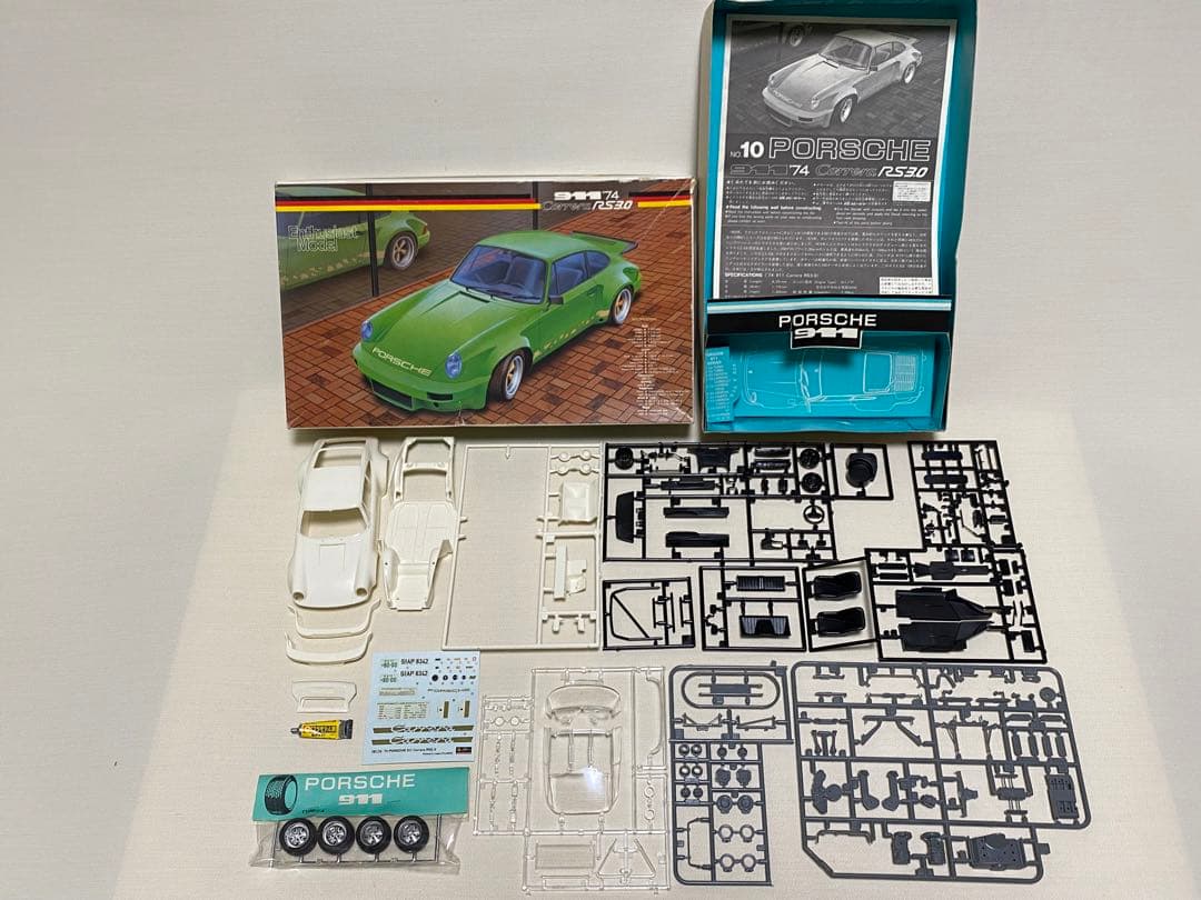 フジミ模型　ポルシェ　1/24 4台+1台(ジャンク)