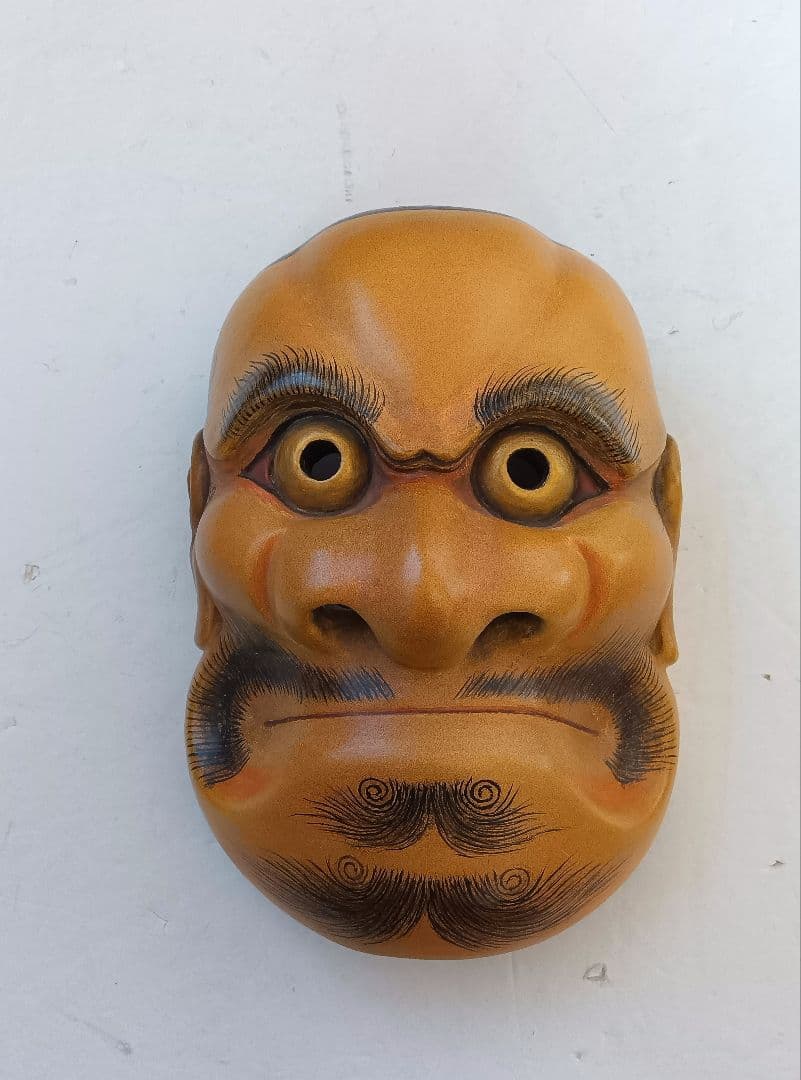 木彫り能面