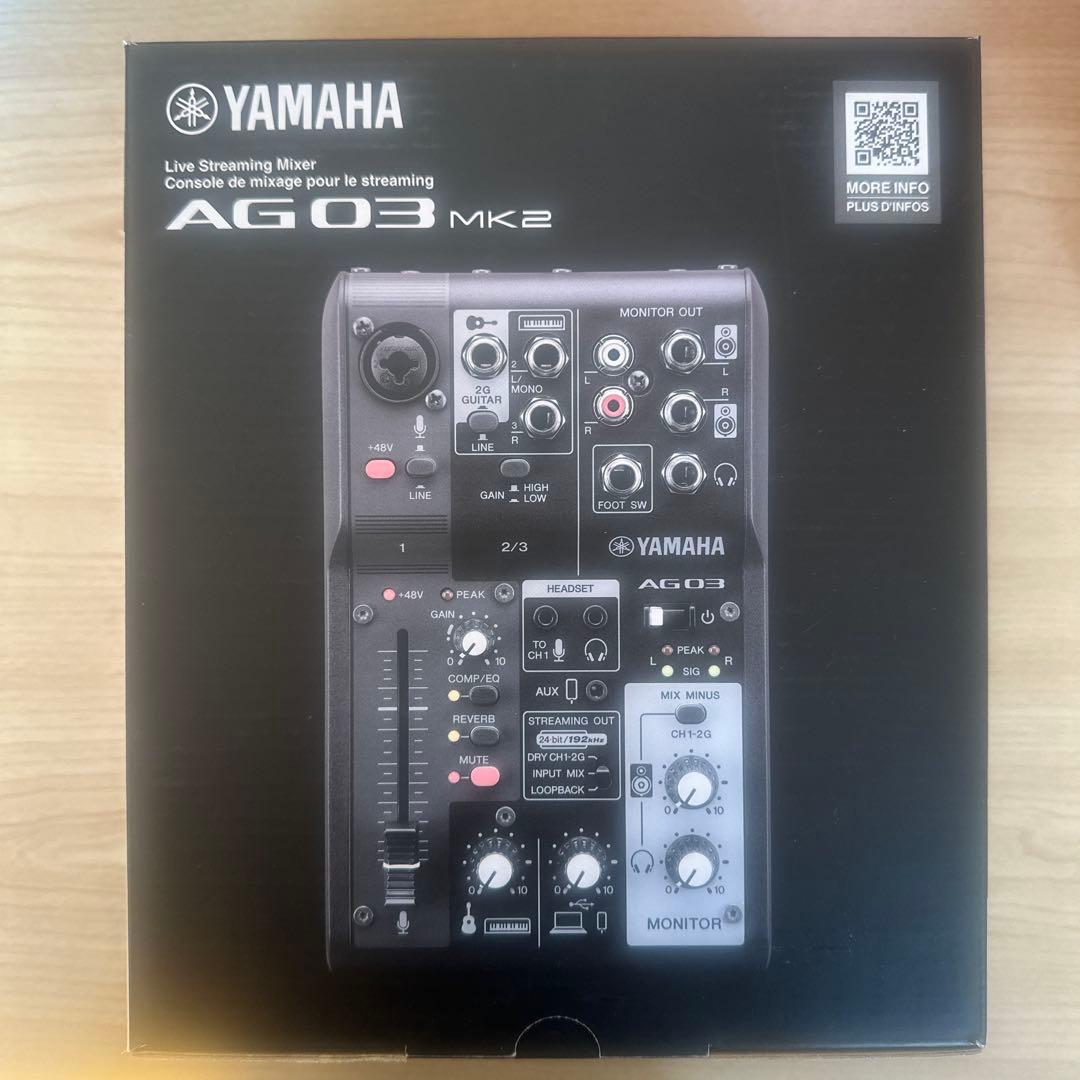 【美品】YAMAHA AG03MK2 ブラック