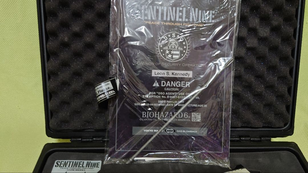 東京マルイ　センチネルナイン　レオンモデル　バイオハザード