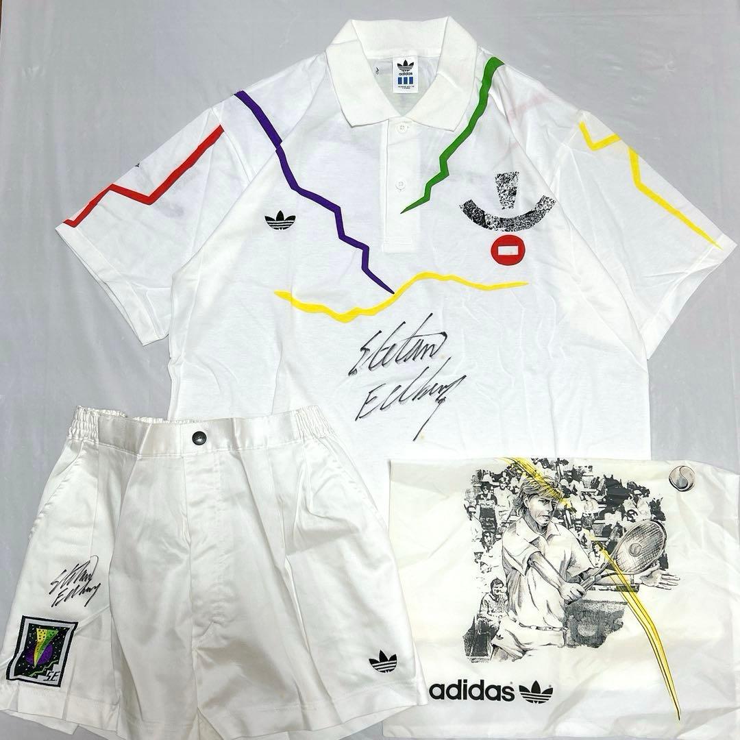 【超激レア】ステファン・エドバーグ 直筆サイン adidas テニスウェアセット