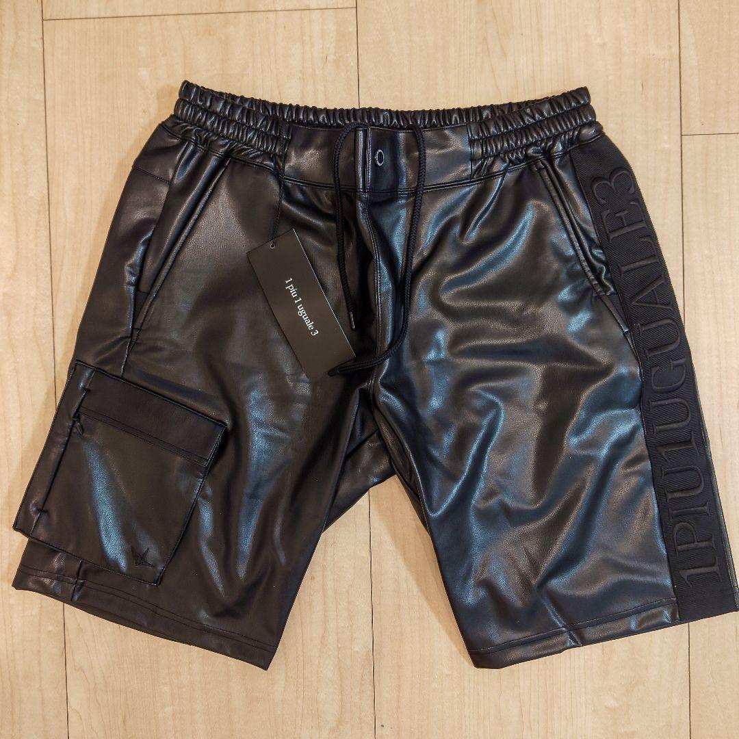 新品 1PIU1UGUALE3 SPORT スポーツレザーショートパンツ