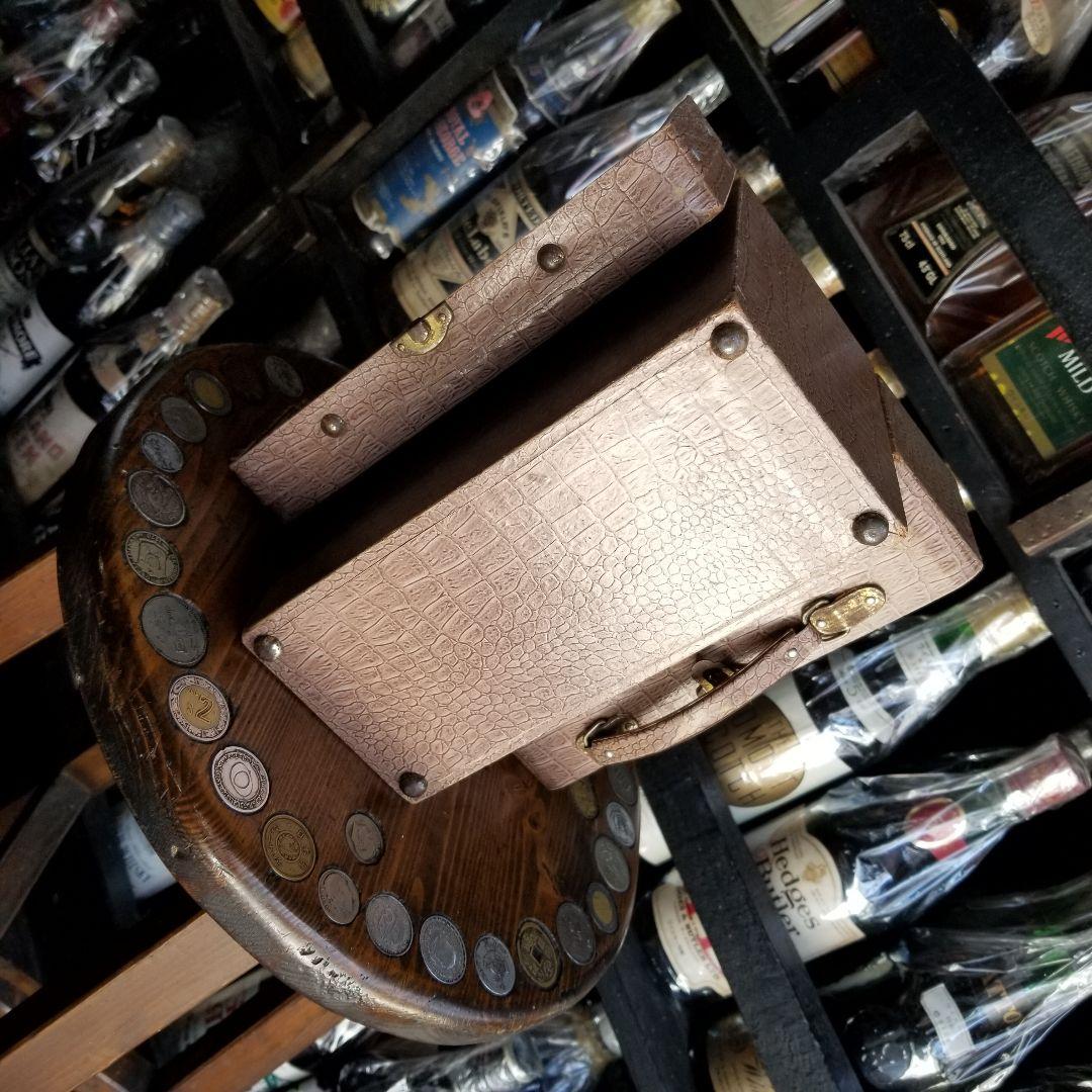 ヴィンテージ　昭和　レトロ　モダン　クラシック　キャリー　レコード　ケース　２個