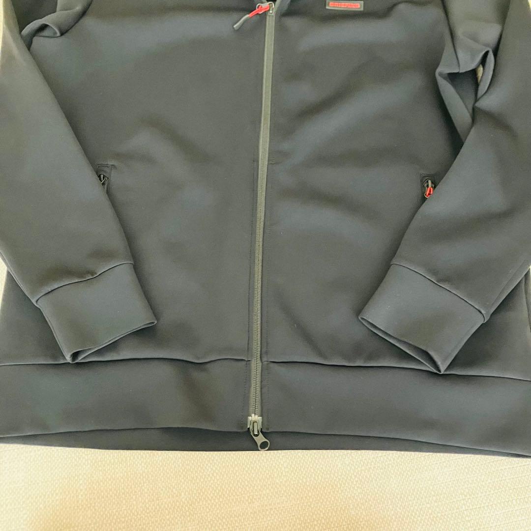 【極美品】ブリーフィング パーカー 3Dロゴ ゴルフ ネイビー XL