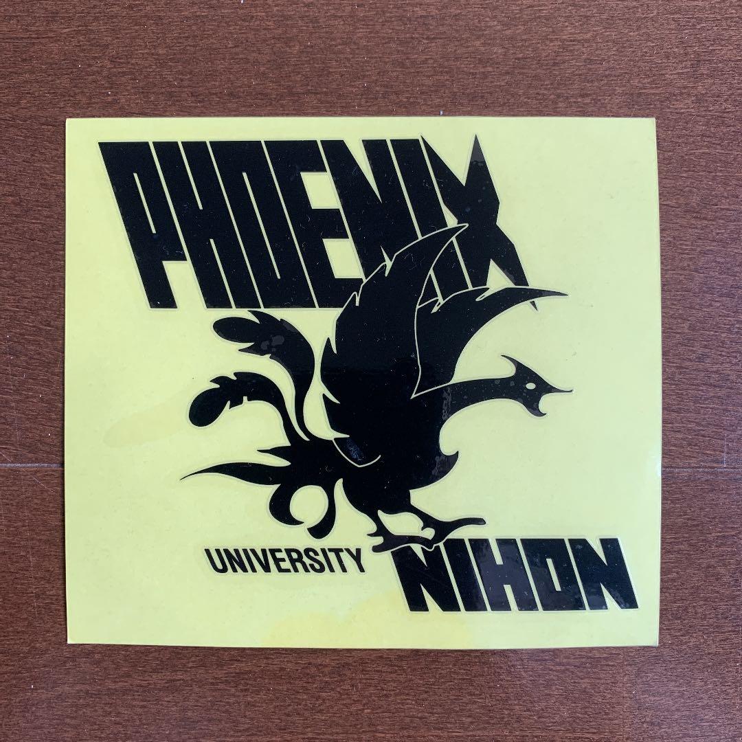 日本大学“PHOENIX“ヘルメットデキャル 一点のみ