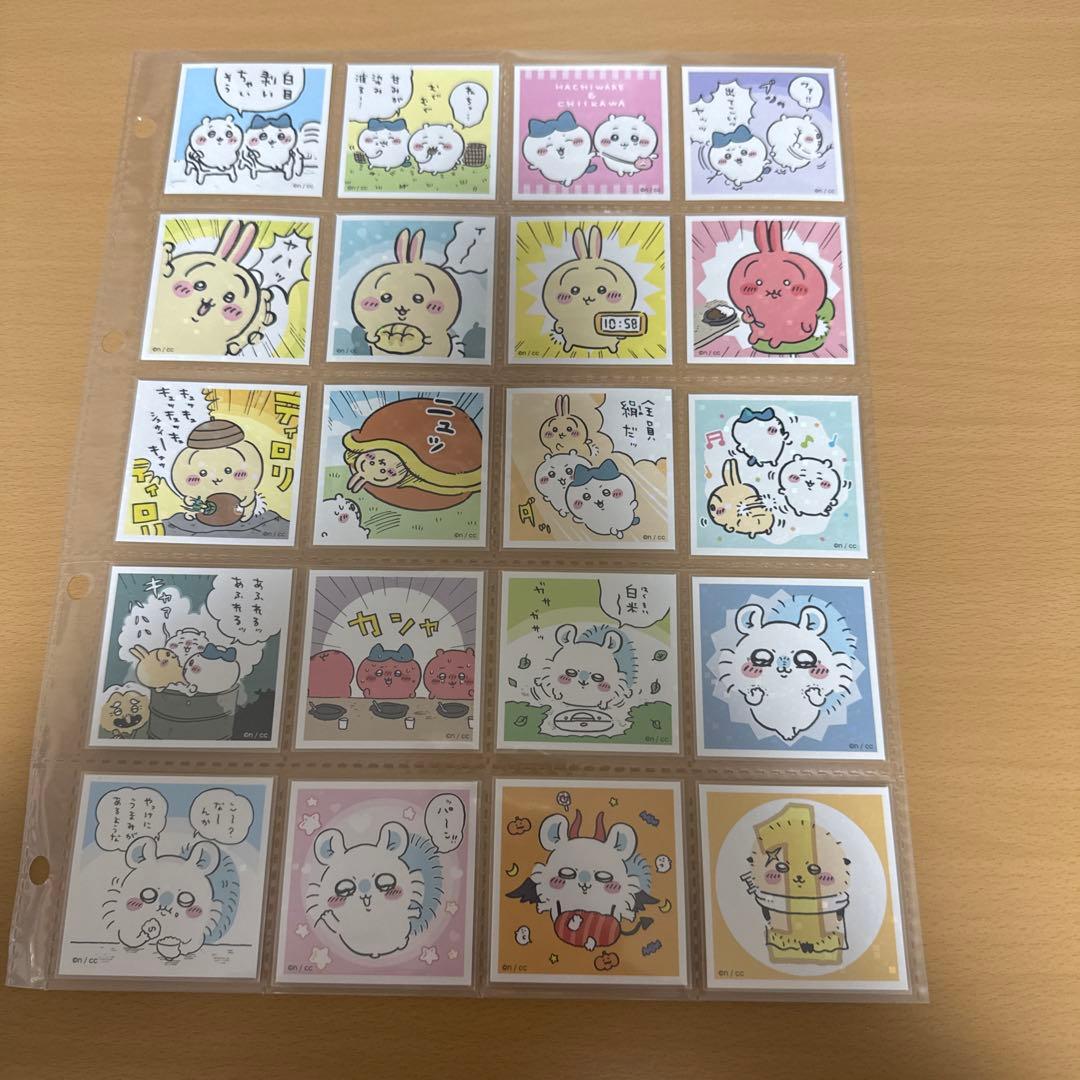 ちいかわ　ノベルティ　ステッカー　シール　まとめ　セット　レア　バラ売り不可