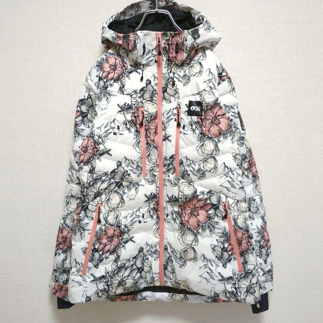 E1816 PICTURE ピクチャー スキーウェア 上下セット 花柄 スノボー