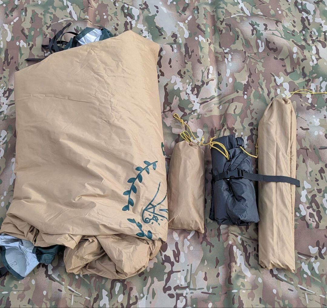 3F ULGEAR 210T 希少ワンポールテント　グランドシート付