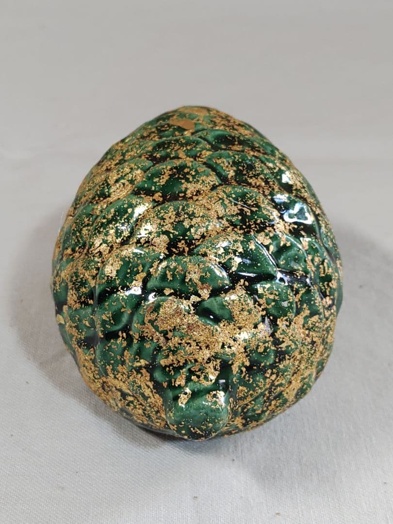 茶道具 熨斗押さえ 松笠 楽焼 和楽