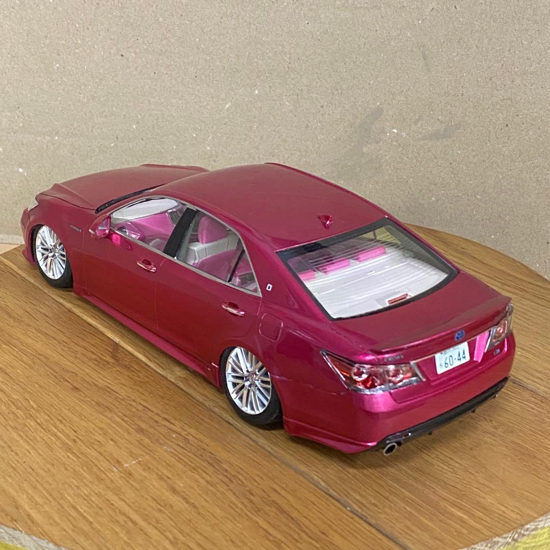 プラモデル完成品　アオシマ 1/24 214クラウンアスリート