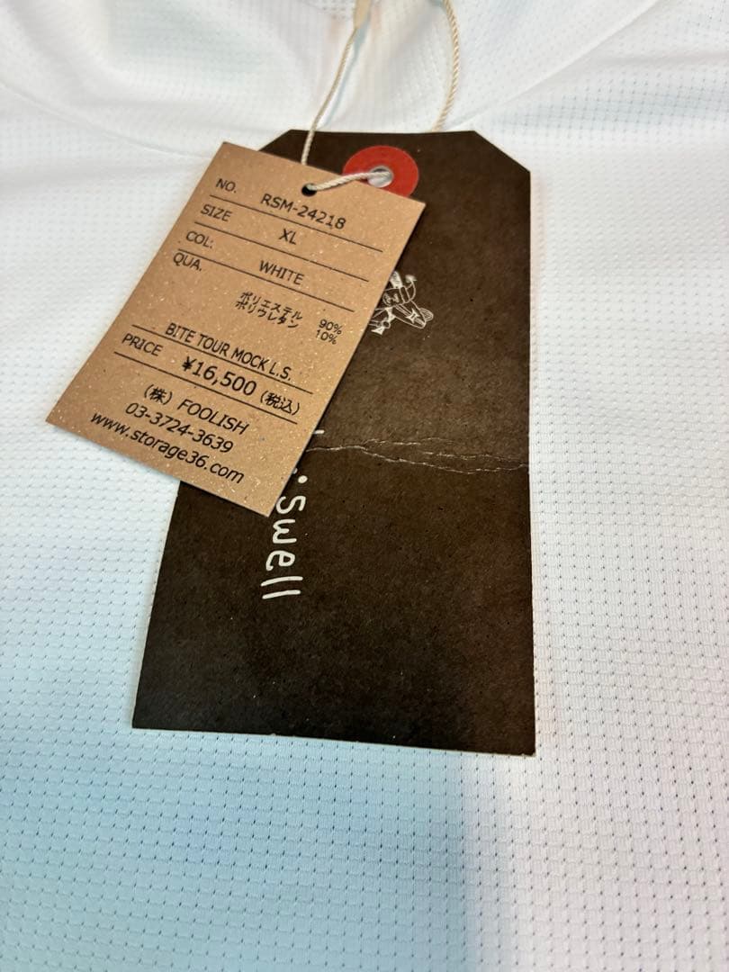 ラフアンドスエル　モックネックロングスリーブ　新品タグ付き